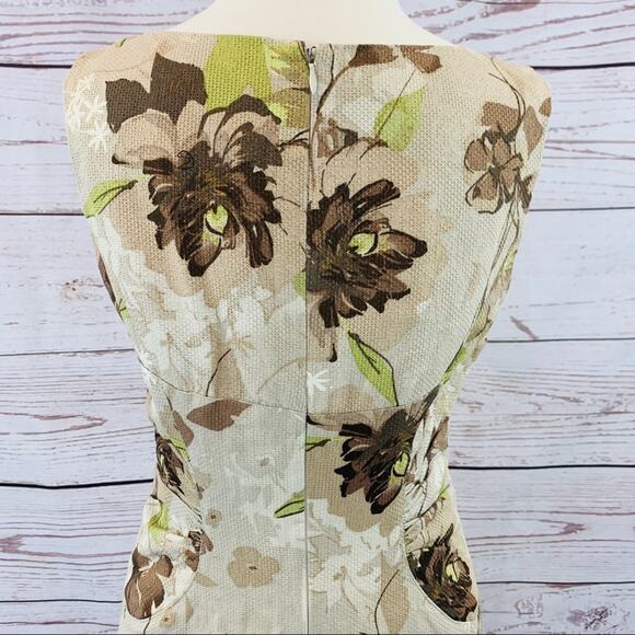 Adrianna Papell ruched side v front textured - Picture 10 of 13